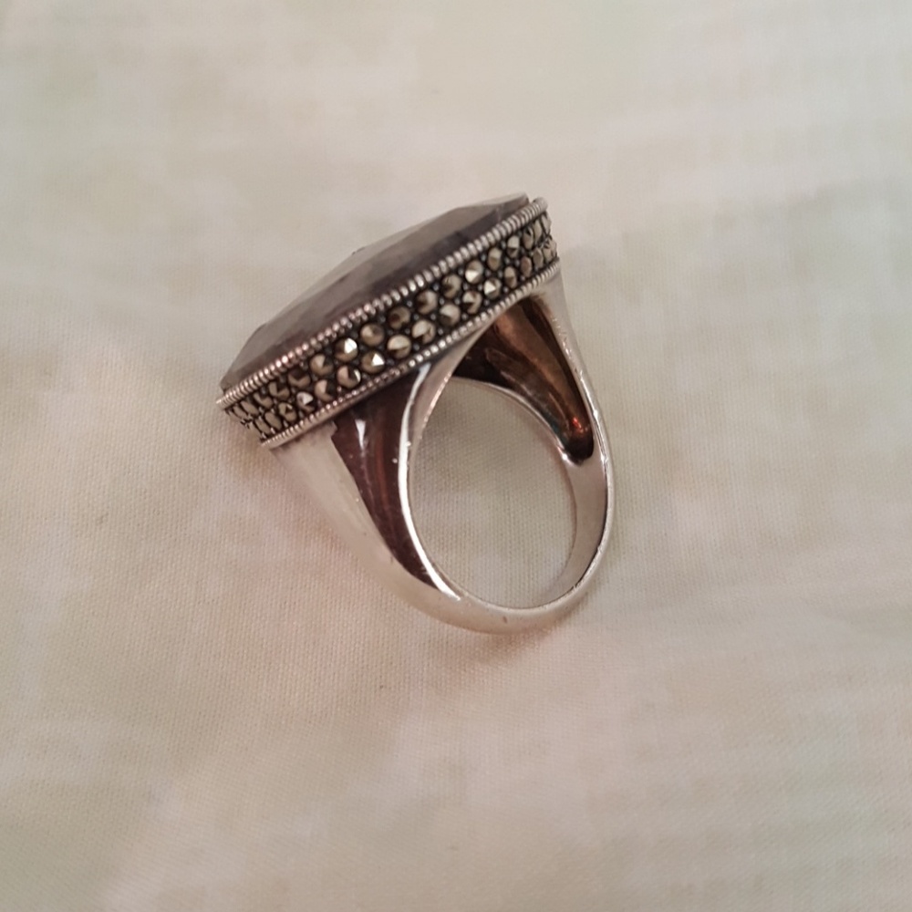 Judith Jack Sterling silver ring.